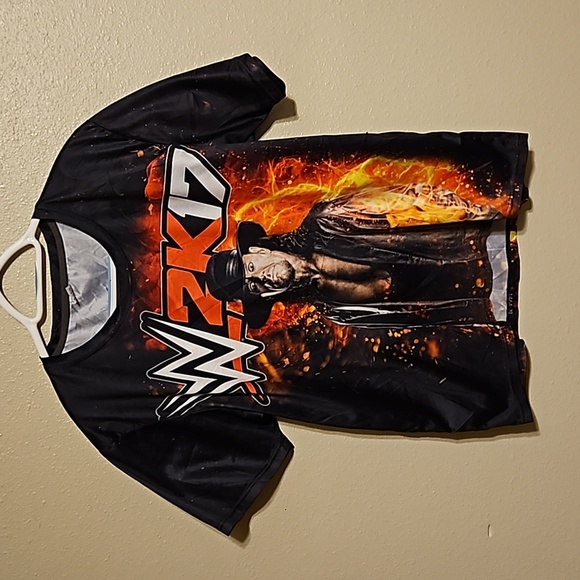 W 2k17 Video Game WWE Undertaker Shirt - Picture 1 of 3